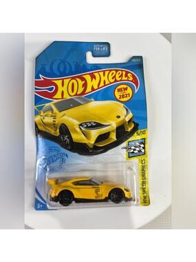 Hot Wheels '20 Toyota GR Supra Yellow #178 178/250 2021 HW Speed Graphics 5/10